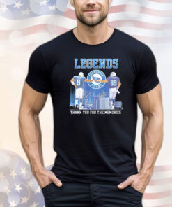 Tennessee Titans legends thank you for the memories signatures shirt