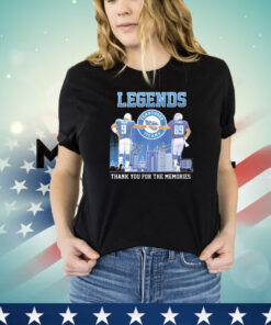 Tennessee Titans legends thank you for the memories signatures shirt