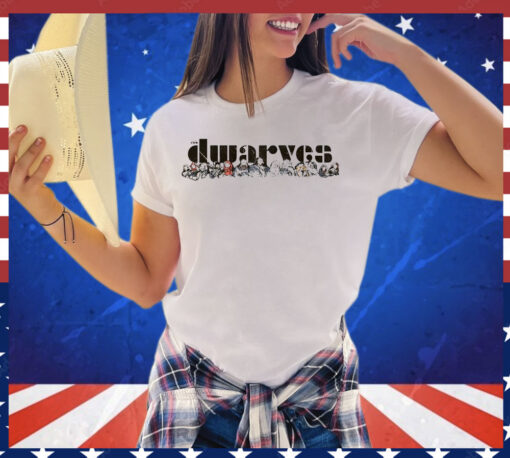 The Dwarves of The Lord of the Rings cosplay The Doors shirt