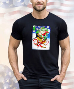 The Grinch and Santa Claus the amazing Christmas comic shirt