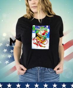 The Grinch and Santa Claus the amazing Christmas comic shirt