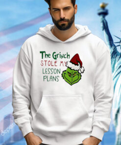 The Grinch stole my lesson plans Christmas shirt