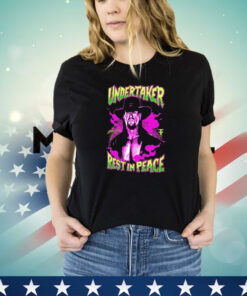 The Undertaker Rest in Peace Glow Ink signature shirt