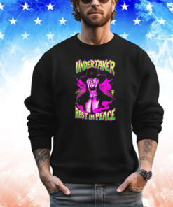 The Undertaker Rest in Peace Glow Ink signature shirt