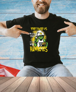 They Hate Us Because They Aint Us Hawkeyes Grinch Shirt