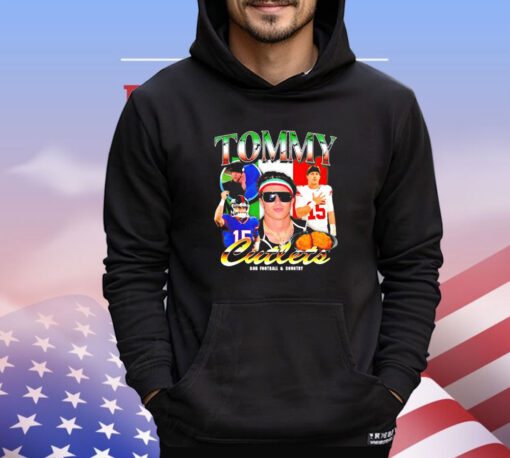 Tommy Cutlets Italian Hand Gesture god football and country graphic shirt