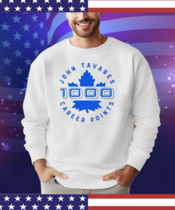 Toronto Maple Leafs John Tavares 1000 points shirt