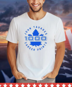 Toronto Maple Leafs John Tavares 1000 points shirt