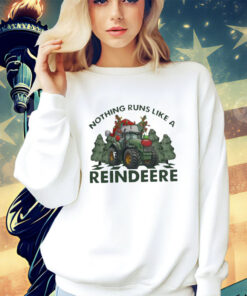 Tractor Christmas nothing runs like a reindeere shirt