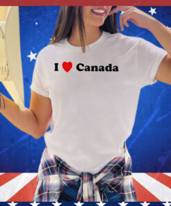 Trending I love Canada shirt