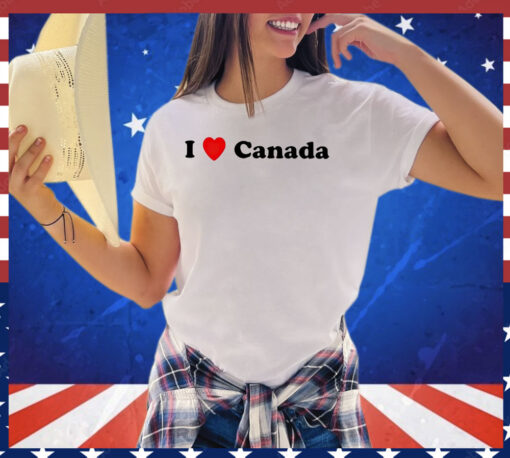 Trending I love Canada shirt