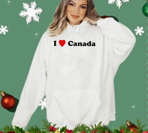 Trending I love Canada shirt