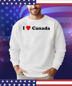 Trending I love Canada shirt