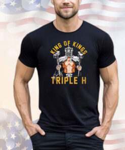 Triple H king of kings signature vintage shirt