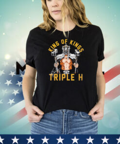 Triple H king of kings signature vintage shirt