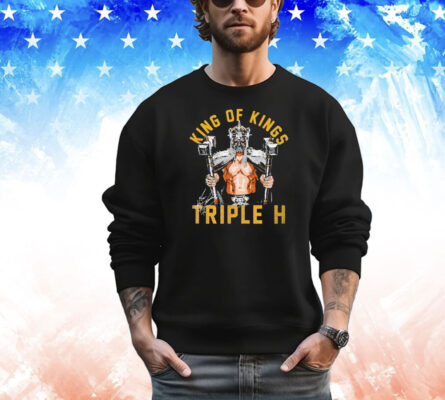 Triple H king of kings signature vintage shirt