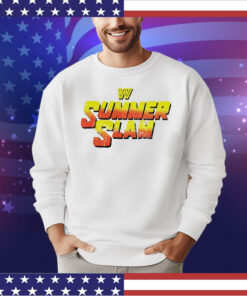 WWE Summerslam retro logo shirt