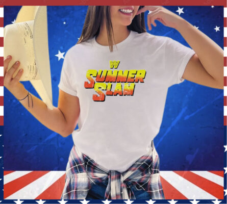 WWE Summerslam retro logo shirt