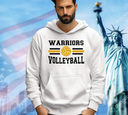 Warriors volleyball logo shirt