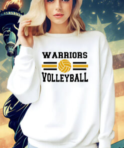 Warriors volleyball logo shirt