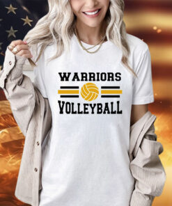 Warriors volleyball logo shirt