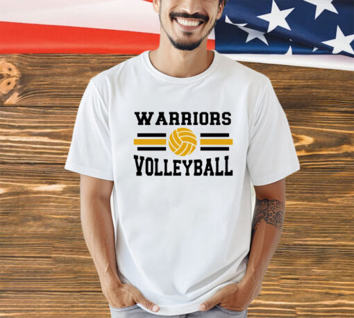 Warriors volleyball logo shirt