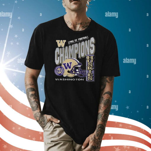 Washington Huskies 2023 Pac-12 Champions Kings of the West Hoodie T-Shirts