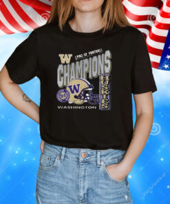 Washington Huskies 2023 Pac-12 Champions Kings of the West TShirt