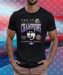 Washington Huskies 2023 Pac-12 Champions TShirt