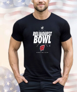 Wisconsin Badgers 2024 Reliaquest Bowl Raymond James Stadium shirt