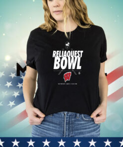 Wisconsin Badgers 2024 Reliaquest Bowl Raymond James Stadium shirt