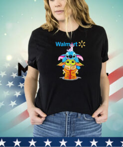 Baby Yoda and Stitch Walmart shirt