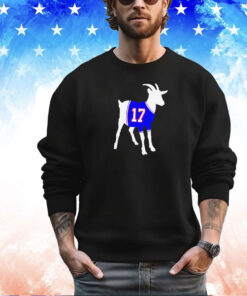 Buffalo Bills Josh Allen 17 Goat shirt