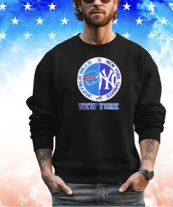 Buffalo Bills and New York Yankees Logo shirt