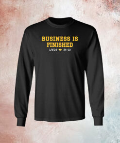 Business Is Finished Michigan 2023 National Champions Long Sleeve Shirt