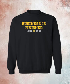 Business Is Finished Michigan 2023 National Champions Long Sleeve Shirt