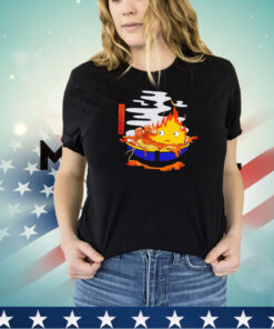 Calcifer in a bowl of hot ramen shirt