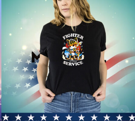 Cat fighter at your service shirt