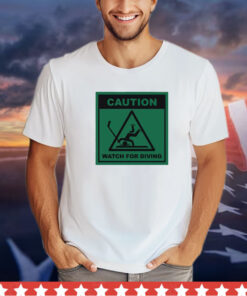 Caution watch for diving shirt