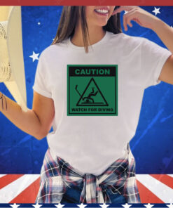 Caution watch for diving shirt