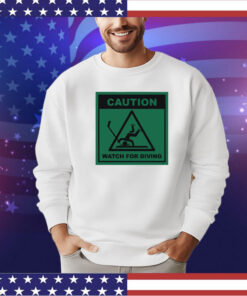 Caution watch for diving shirt