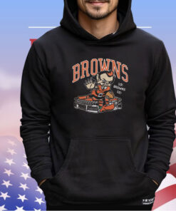 Cleveland Browns Brownie Stiff Arm Stadium Shirt