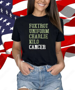 Dave Mustaine Foxtrot Uniform Charlie Kilo Cancer Shirts