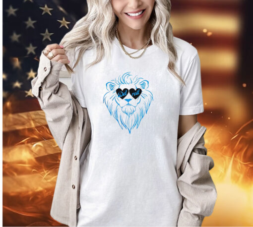 Detroit Lions Heart Valentine’s Day 2024 T-shirt