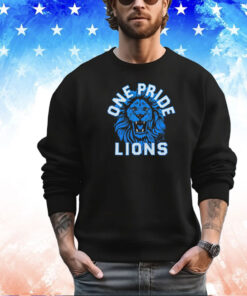 Detroit Lions one pride lions shirt