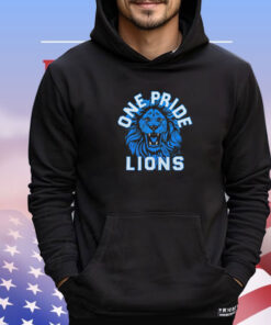Detroit Lions one pride lions shirt