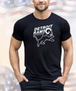 Detroit Rams logo shirt