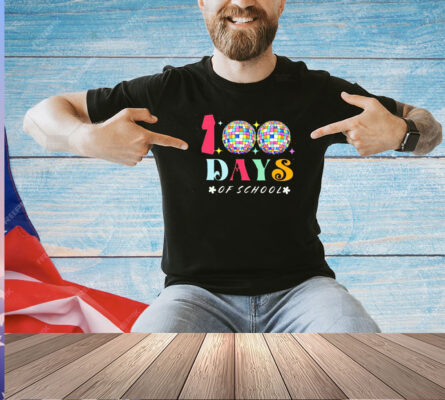 Disco 100 days of school T-shirt