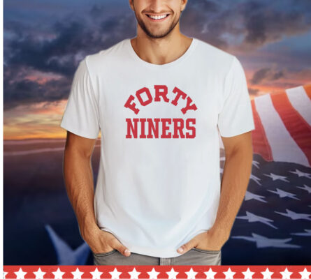 George Kittle wearing Forty Niners shirt