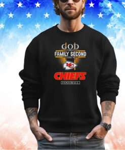 God first family second then Kansas City Chiefs football 2024 shirt